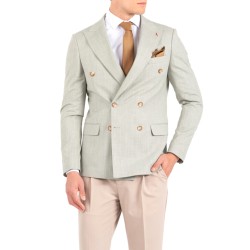 Vittorio Blazer Striped-Green