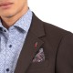 Vittorio Blazer In Slim Fit Line-Brown
