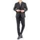 Vittorio Classy Blazer With Detatchable Zip Up Neckline-Black