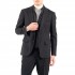 Vittorio Classy Blazer With Detatchable Zip Up Neckline-Black