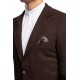 Vittorio Blazer Slim Fit-Brown