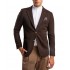 Vittorio Blazer Slim Fit-Brown