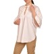 Twenty-29 Mao Tied Collar Blouse With Puffy Sleeves-White