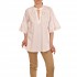 Twenty-29 Mao Tied Collar Blouse With Puffy Sleeves-White