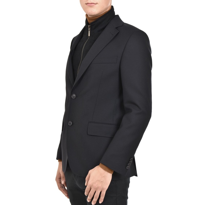 Bizzaro Blazer Removable Vest-Dark Blue Bizzaro Blazer Removable Vest-Dark Blue