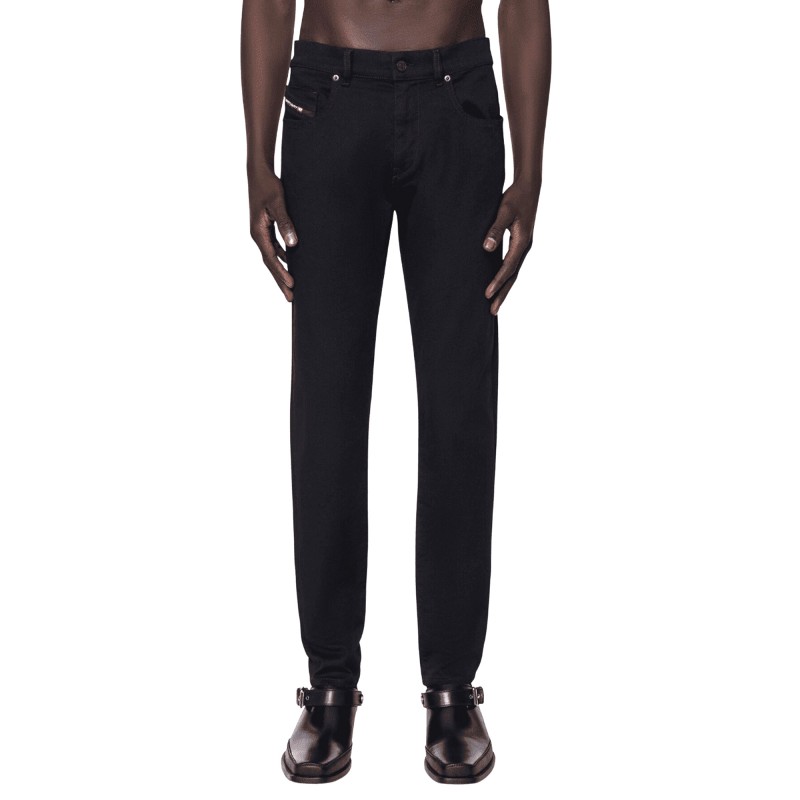 Diesel Slim Fit Mid Waist D.STRUKT Jeans-Black Diesel Slim Fit Mid Waist D.STRUKT Jeans-Black