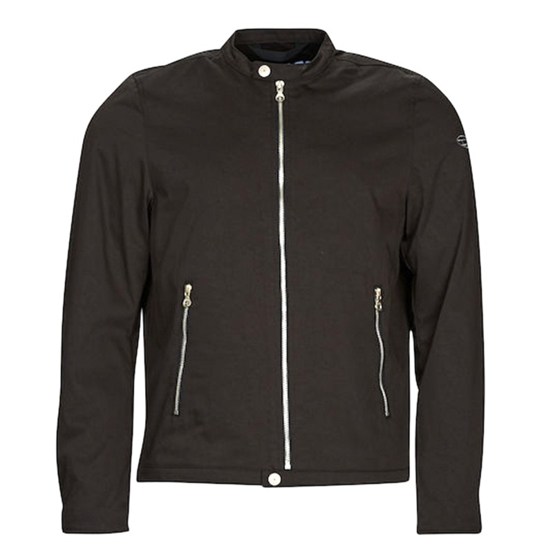 Diesel Moto Silhouette Regular Fit Jacket-Black Diesel Moto Silhouette Regular Fit Jacket-Black