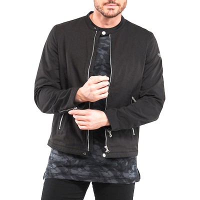 Diesel Moto Silhouette Regular Fit Jacket-Black