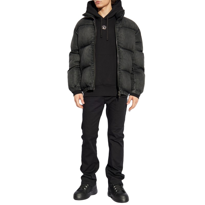 Diesel Hoodie S-Macs-Black Diesel Hoodie S-Macs-Black