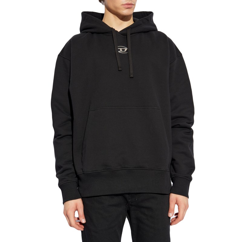 Diesel Hoodie S-Macs-Black Diesel Hoodie S-Macs-Black