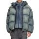 Diesel Distressed Denim Effect Puffer Jacket-90's Pale Denim Diesel Distressed Denim Effect Puffer Jacket-90's Pale Denim