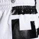 Diesel Swim Shorts Mid-Length With Maxi Logo Rio-41-D-Core-White/Black