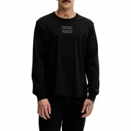 Diesel T-Shirt Long Sleeve With Logo-Black