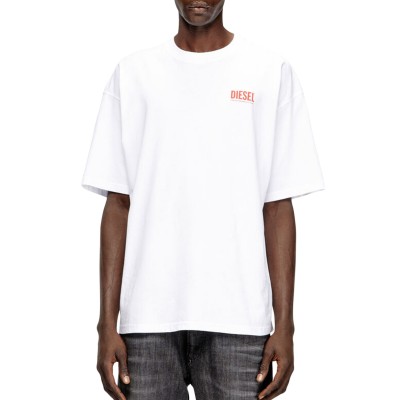 Diesel T-Shirt T-Boxt Bisk Maglietta-White