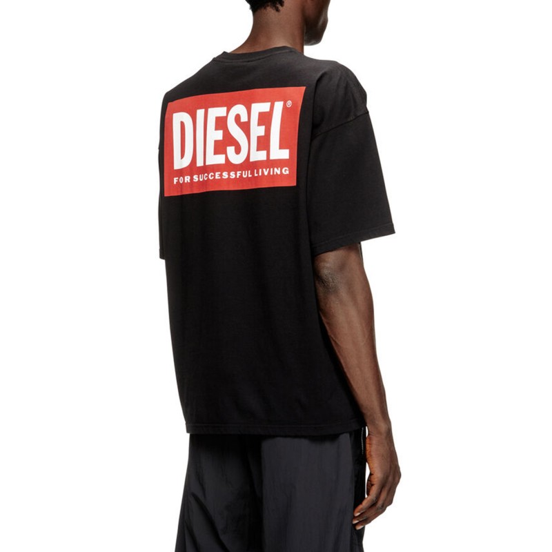 Diesel T-Shirt T-Boxt Bisk Maglietta-Black