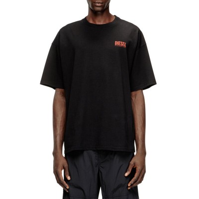 Diesel T-Shirt T-Boxt Bisk Maglietta-Black