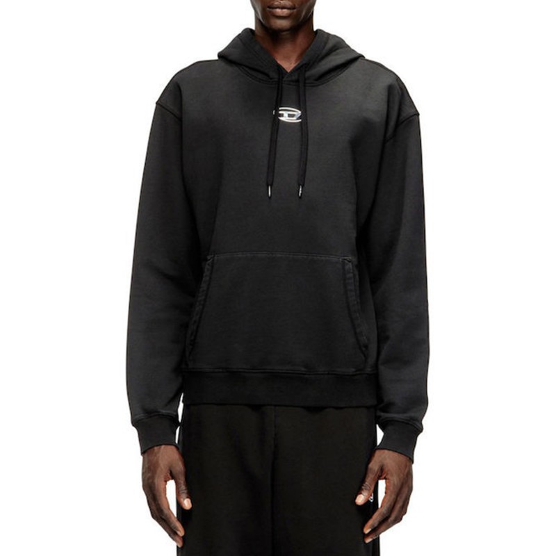 Diesel Hoodie S-Norm-Black Diesel Hoodie S-Norm-Black