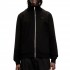 Diesel Zipped Sweatshirt With Metal Diesel Plaque-Black