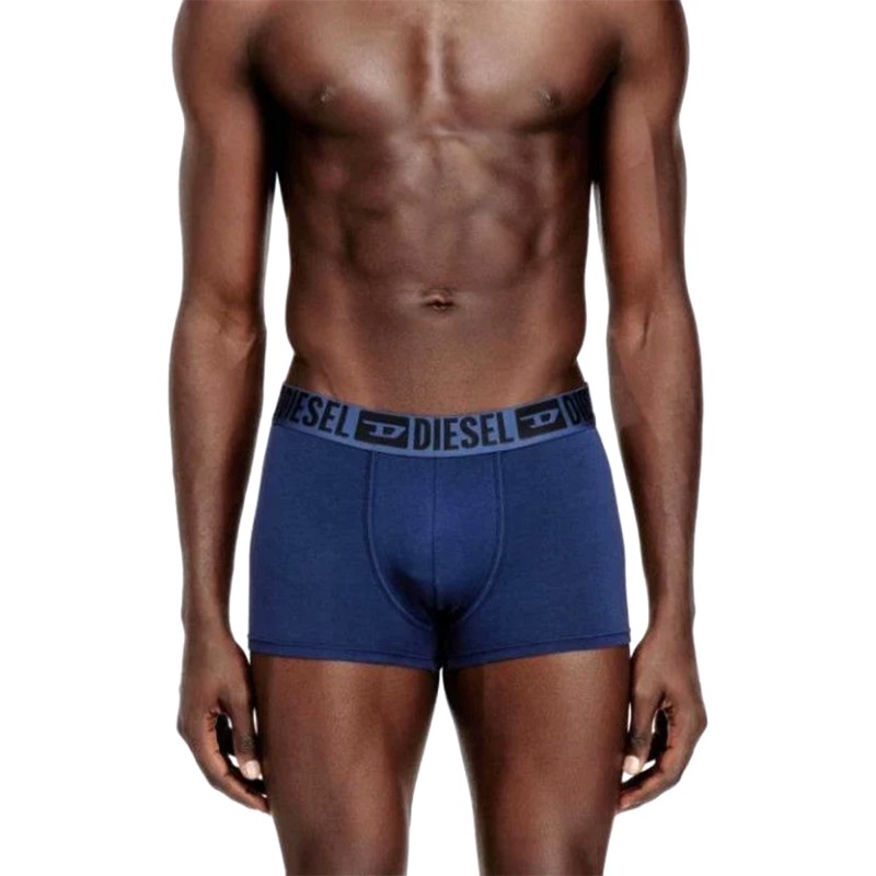 Diesel Boxer Shorts Mike-D-Core 3 Pack-Blue Diesel Boxer Shorts Mike-D-Core 3 Pack-Blue