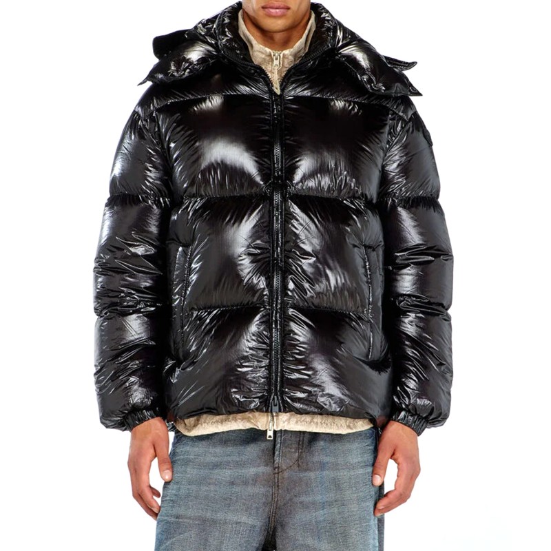 Diesel Jacket Puffer W-Rolfys-Wrd-Black