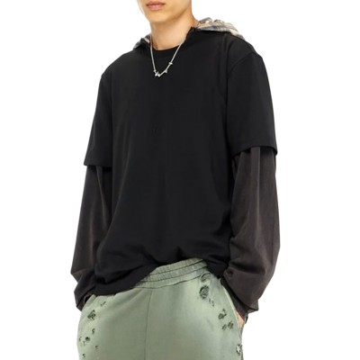 Diesel T-Shirt Embroidery Logo-Black