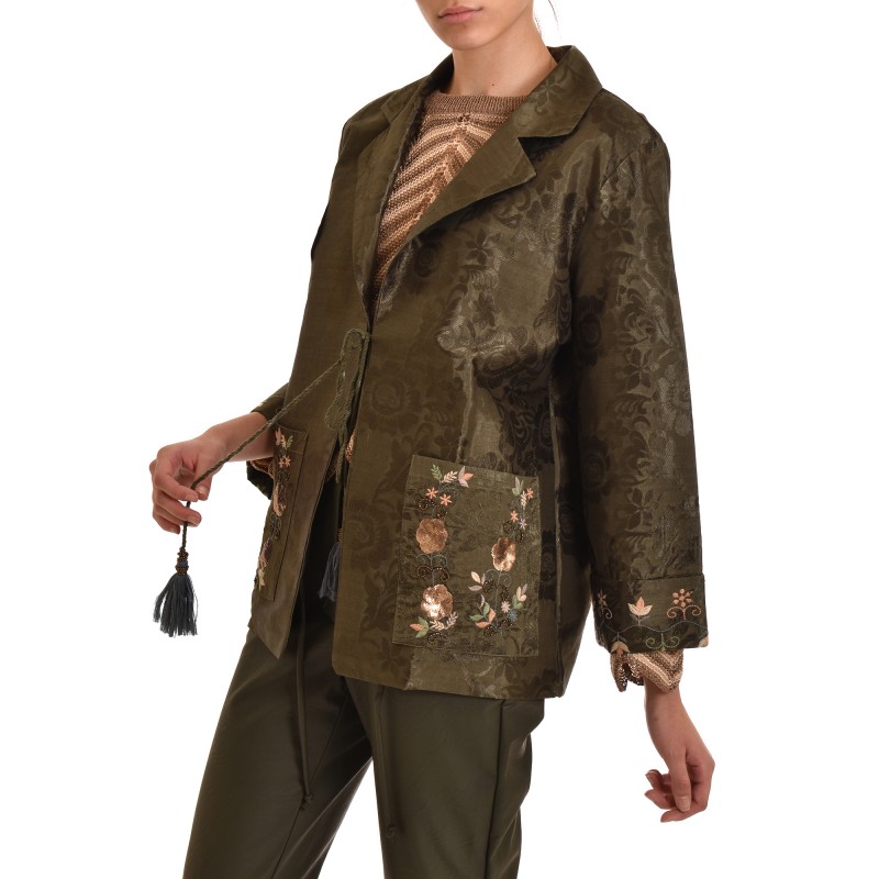Nekane Blazer Luelma Jacquard Embroidered-Cactus Nekane Blazer Luelma Jacquard Embroidered-Cactus
