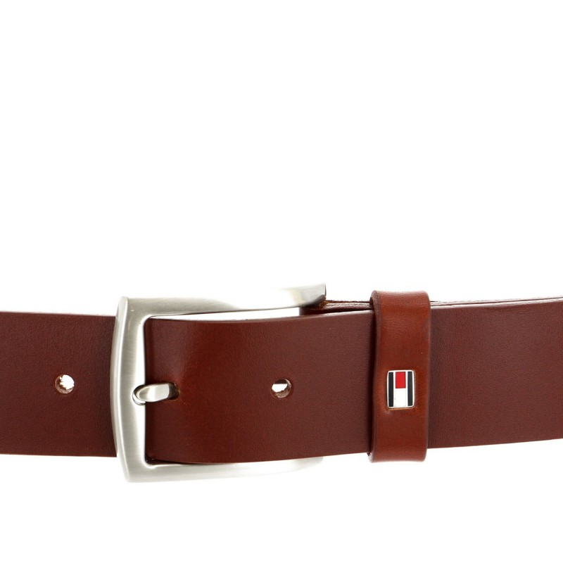 Tommy Hilfiger Belt New Denton 3.5-Dark Tan