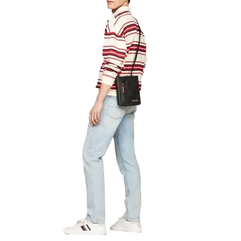 Tommy Hilfiger Pique Mini Crossover Bag-Black Tommy Hilfiger Pique Mini Crossover Bag-Black