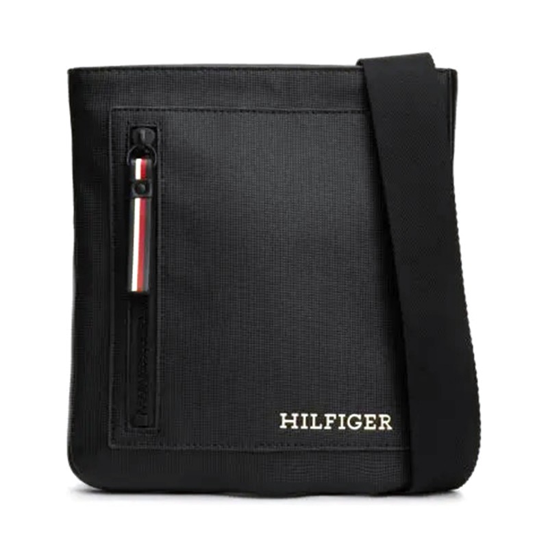 Tommy Hilfiger Pique Mini Crossover Bag-Black Tommy Hilfiger Pique Mini Crossover Bag-Black