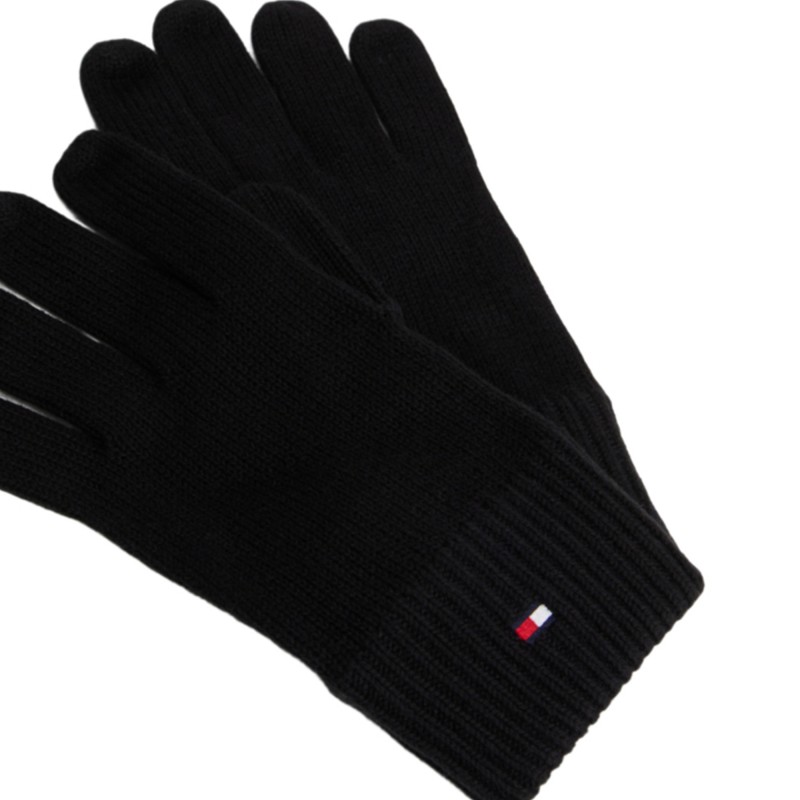 Tommy Hilfiger Gloves TH Flag-Black