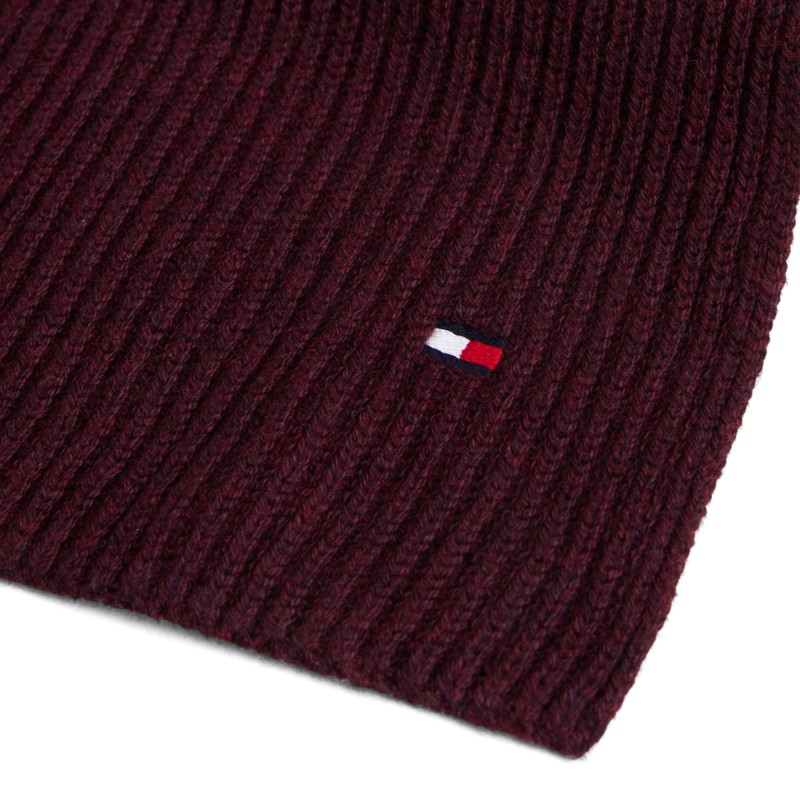 Tommy Hilfiger Scarf TH Flag-Deep Burgundy Melange
