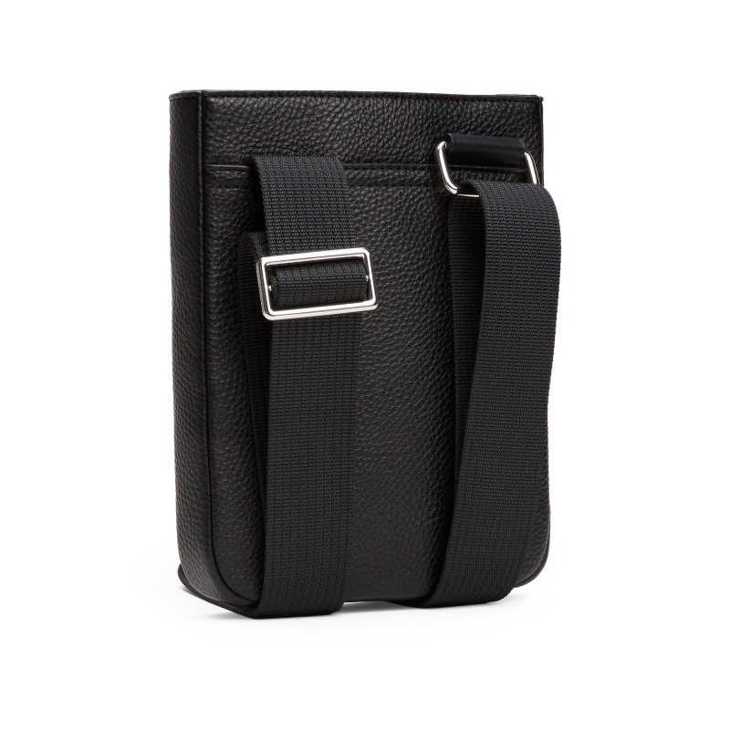 Tommy Hilfiger Bag Crossbody Metal Logo Pebble Grain-Black