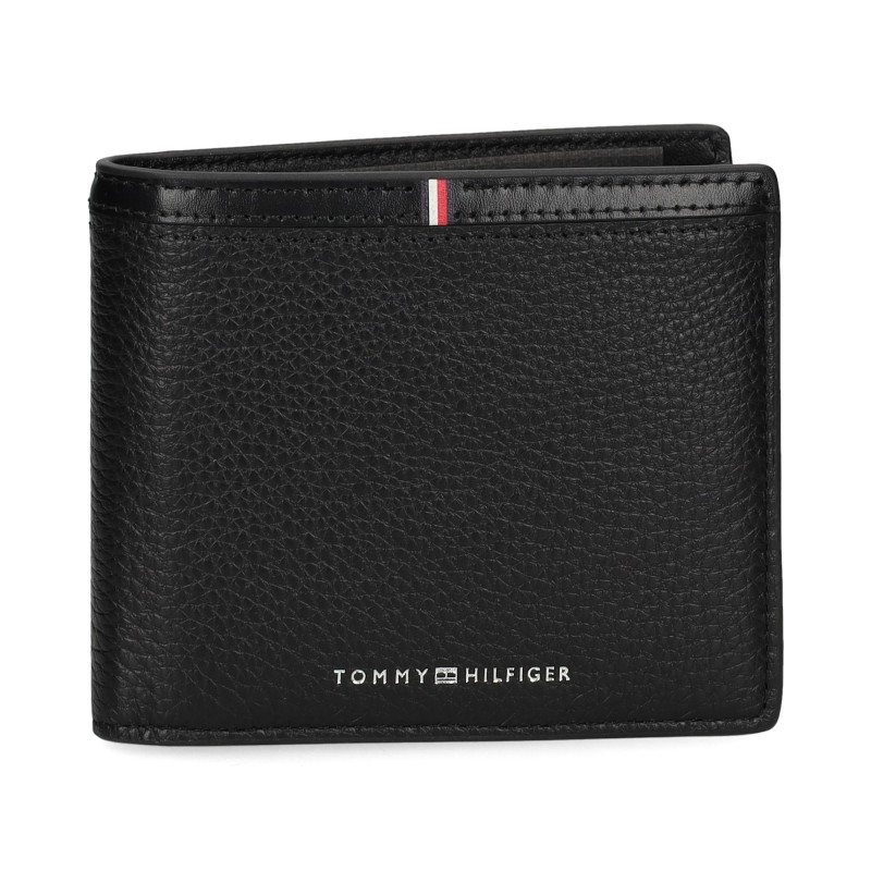 Tommy Hilfiger Wallet TH Corp And Coin-Black