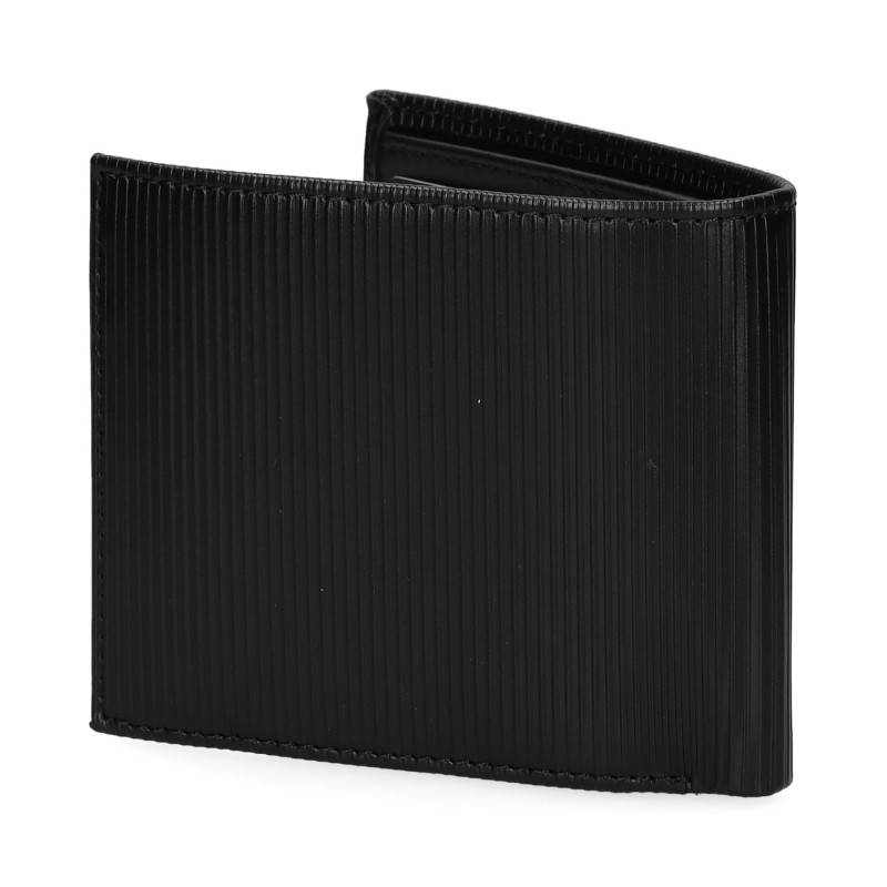 Tommy Hilfiger Wallet TH Flag And Coin-Black