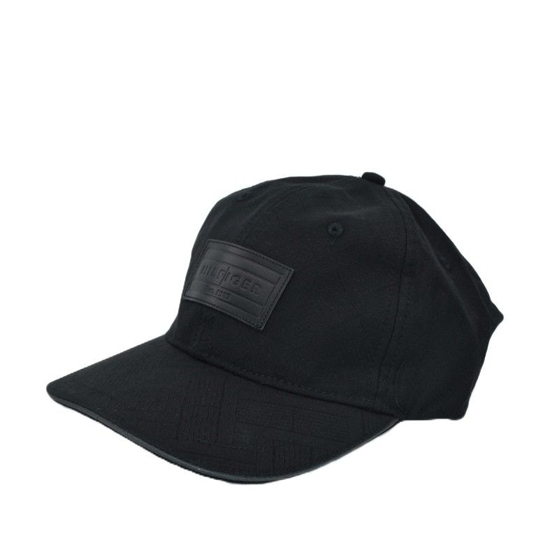 Tommy Hilfiger Cap TH Flag Jacquard-Black Tommy Hilfiger Cap TH Flag Jacquard-Black