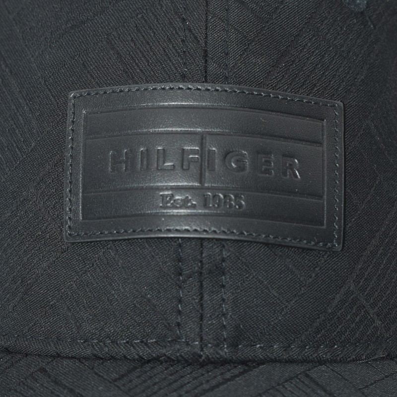 Tommy Hilfiger Cap TH Flag Jacquard-Black Tommy Hilfiger Cap TH Flag Jacquard-Black