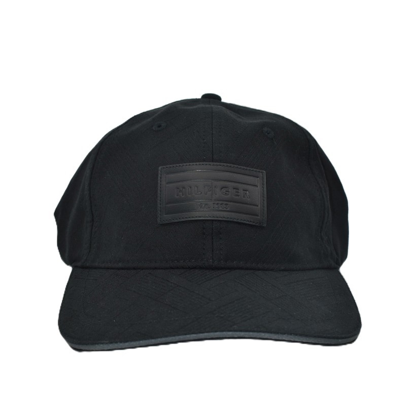 Tommy Hilfiger Cap TH Flag Jacquard-Black Tommy Hilfiger Cap TH Flag Jacquard-Black