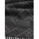 Tommy Hilfiger Scarf TH Flag Jacquard-Black Tommy Hilfiger Scarf TH Flag Jacquard-Black