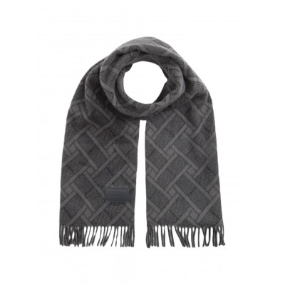 Tommy Hilfiger Scarf TH Flag Jacquard-Black
