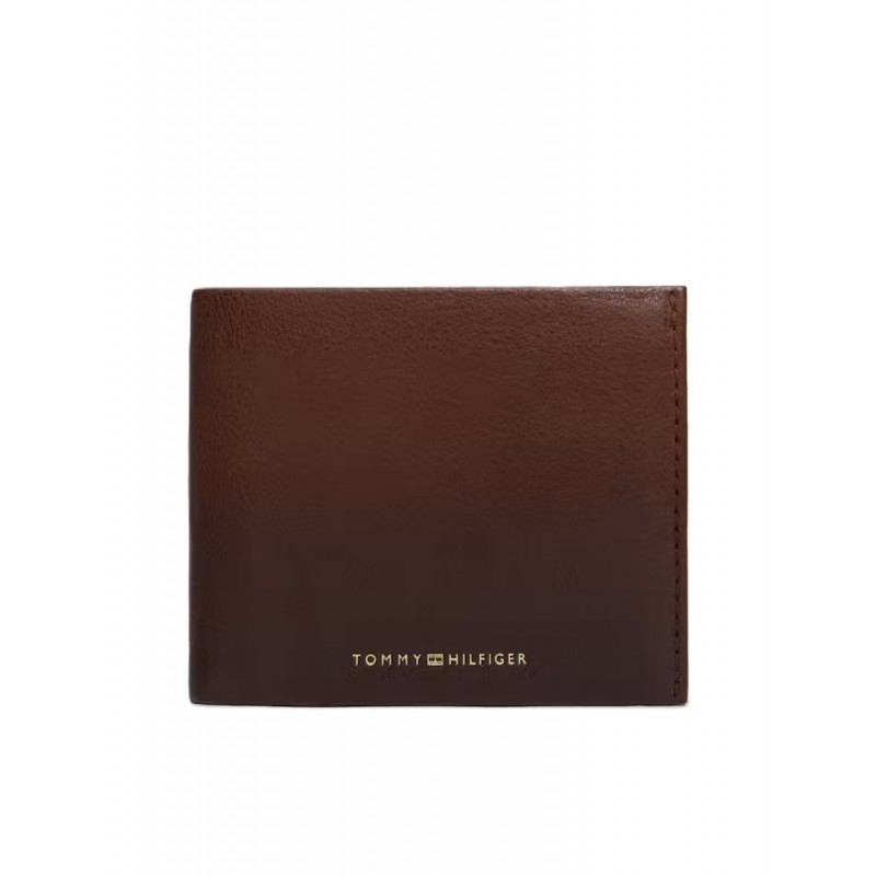 Tommy Hilfiger Wallet Casual Leather Card And Coin-Burnished Brown Tommy Hilfiger Wallet Casual Leather Card And Coin-Burnished Brown