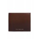 Tommy Hilfiger Wallet Casual Leather Card And Coin-Burnished Brown Tommy Hilfiger Wallet Casual Leather Card And Coin-Burnished Brown
