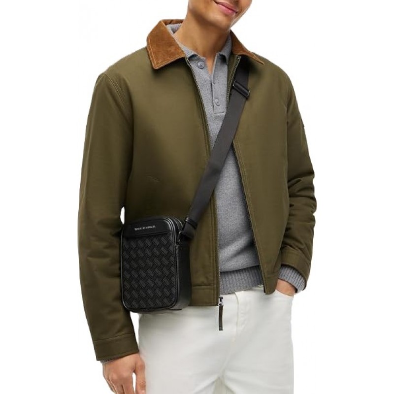 Tommy Hilfiger Reporter Bag TH Modern Monogram-Black