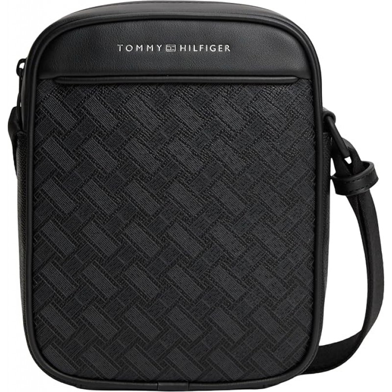 Tommy Hilfiger Reporter Bag TH Modern Monogram-Black