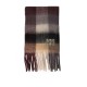 Replay Scarf Check Pattern-Dark Brown Replay Scarf Check Pattern-Dark Brown
