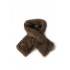 Replay Scarf Faux Fur With Diamod Logo-Brown