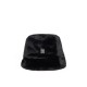 Replay Bucket Hat Faux Fur-Black
