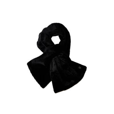 Replay Scarf Faux Fur-Black