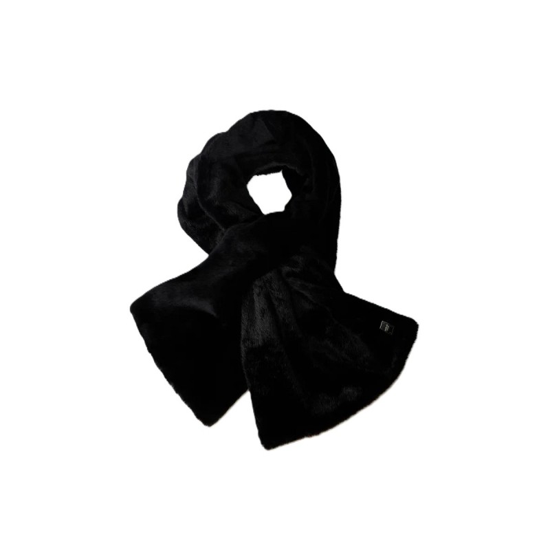 Replay Scarf Faux Fur-Black Replay Scarf Faux Fur-Black
