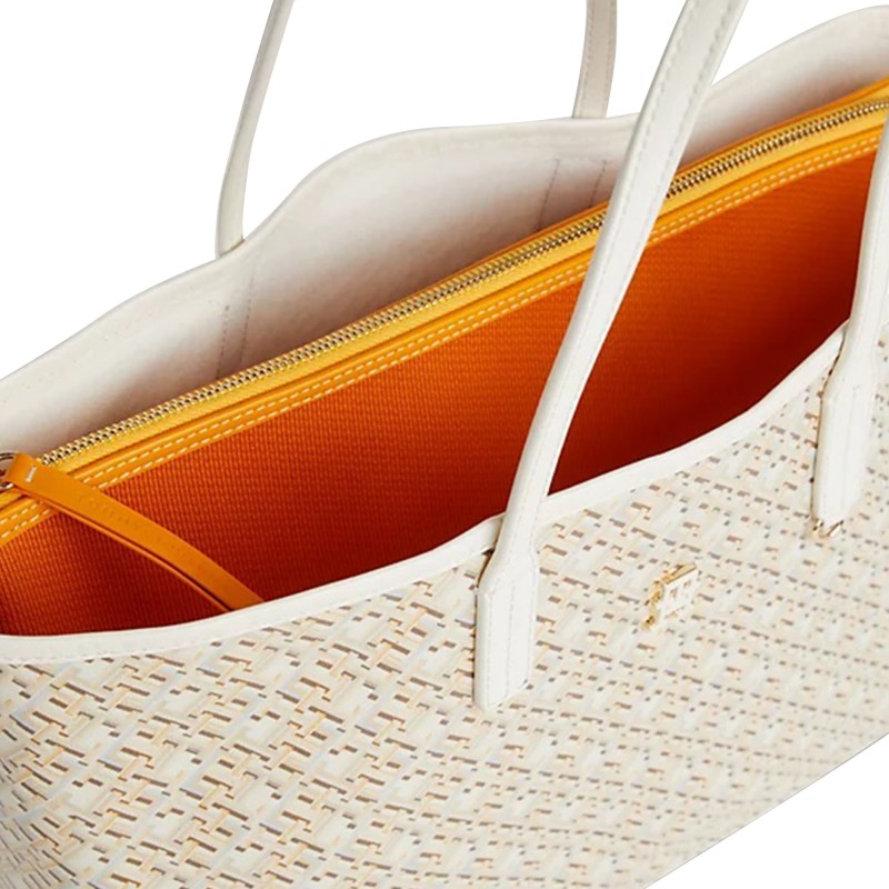 Tommy Hilfiger Removable Laptop Pouce Tote-Natural Tommy Hilfiger Removable Laptop Pouce Tote-Natural