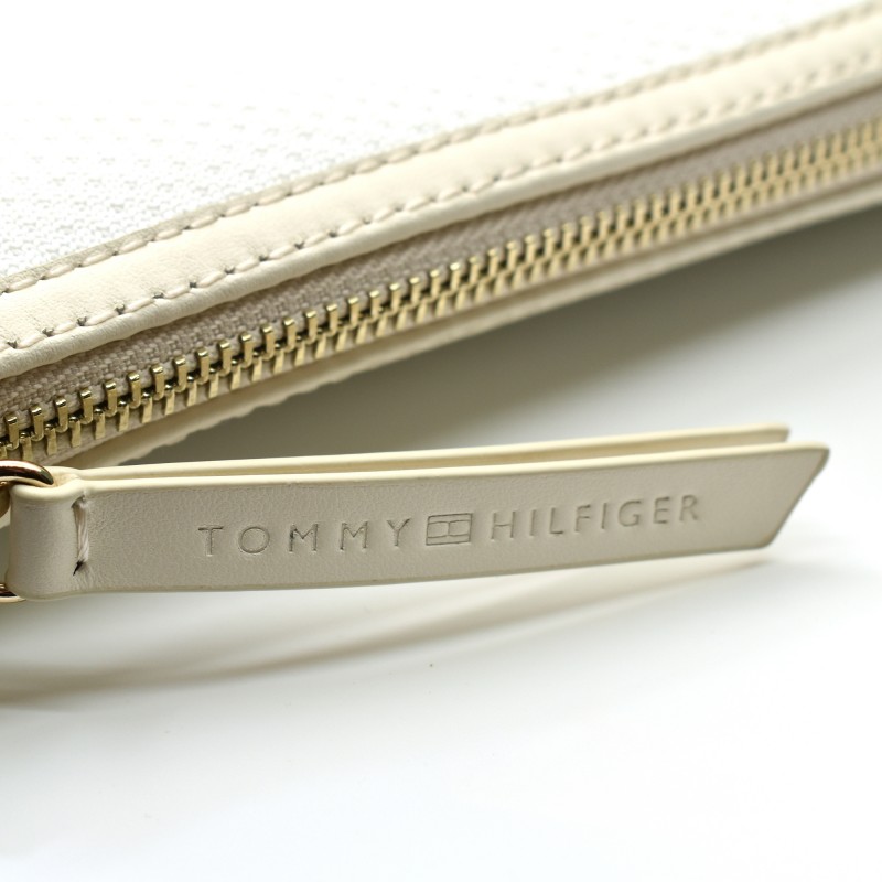 Tommy Hilfiger Monoplay Leather Tote Bag-Olympic Green